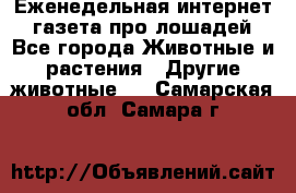 Еженедельная интернет - газета про лошадей - Все города Животные и растения » Другие животные   . Самарская обл.,Самара г.
